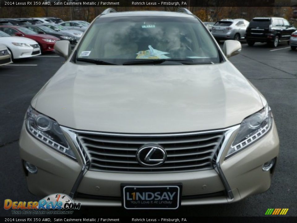 2014 Lexus RX 350 AWD Satin Cashmere Metallic / Parchment Photo #6