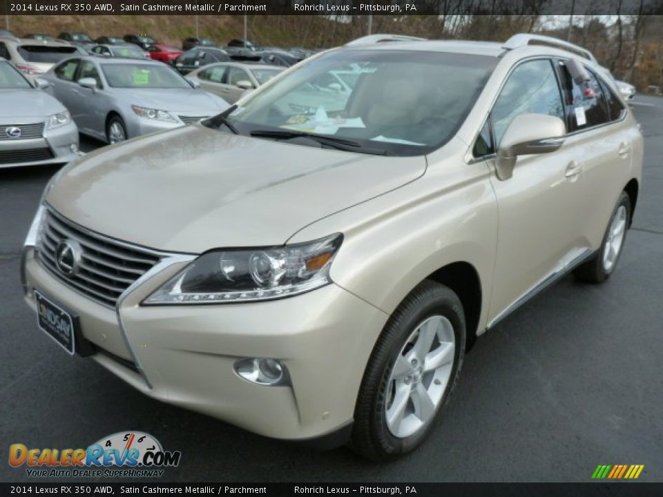 2014 Lexus RX 350 AWD Satin Cashmere Metallic / Parchment Photo #7