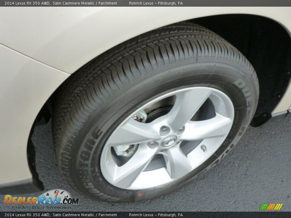 2014 Lexus RX 350 AWD Satin Cashmere Metallic / Parchment Photo #8