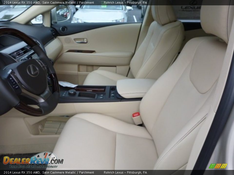 2014 Lexus RX 350 AWD Satin Cashmere Metallic / Parchment Photo #9