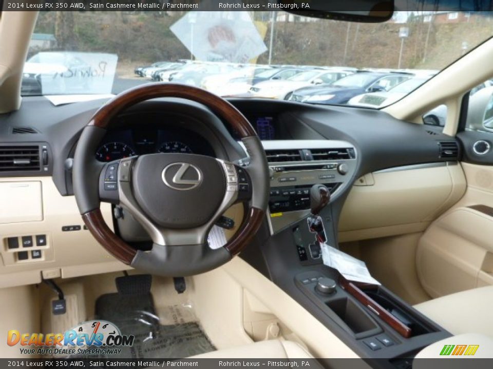 2014 Lexus RX 350 AWD Satin Cashmere Metallic / Parchment Photo #11