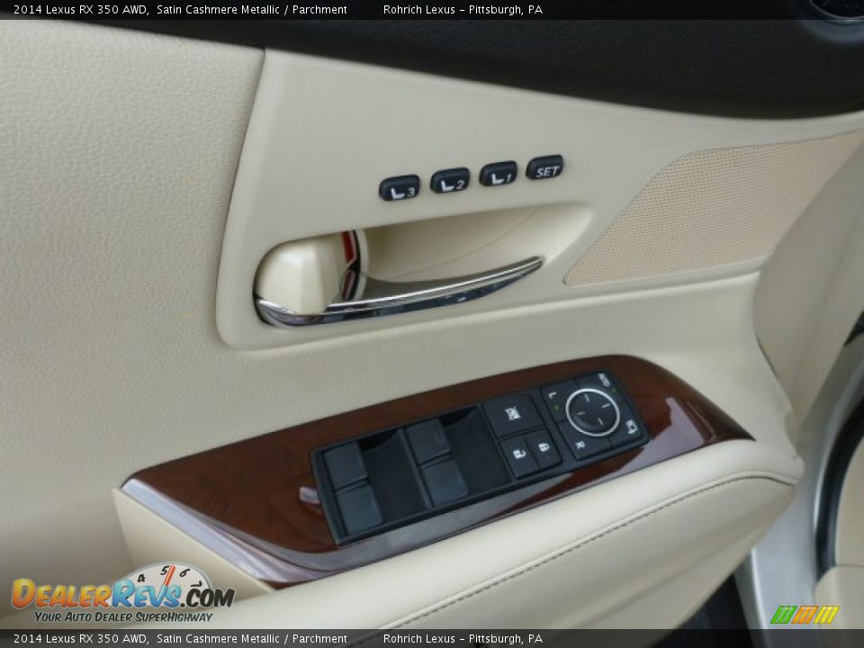 2014 Lexus RX 350 AWD Satin Cashmere Metallic / Parchment Photo #12