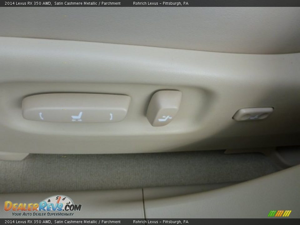 2014 Lexus RX 350 AWD Satin Cashmere Metallic / Parchment Photo #13