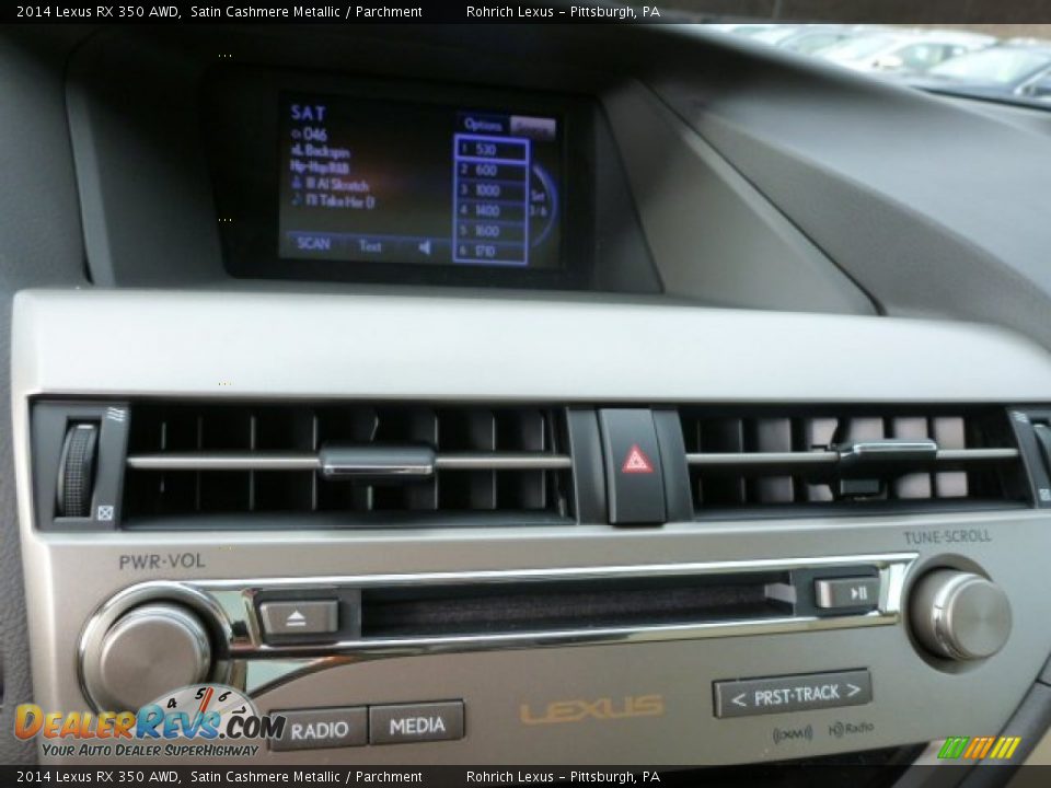 2014 Lexus RX 350 AWD Satin Cashmere Metallic / Parchment Photo #16