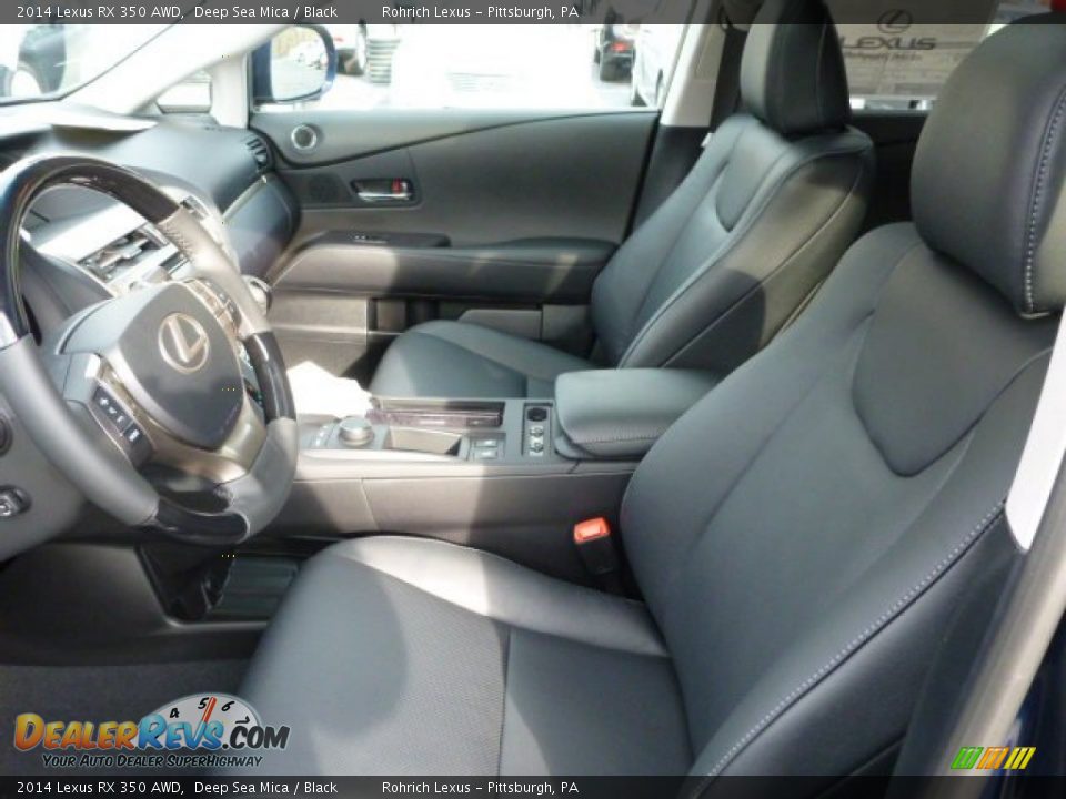 2014 Lexus RX 350 AWD Deep Sea Mica / Black Photo #9