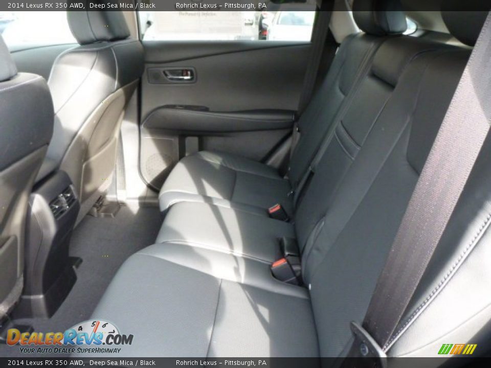 2014 Lexus RX 350 AWD Deep Sea Mica / Black Photo #10