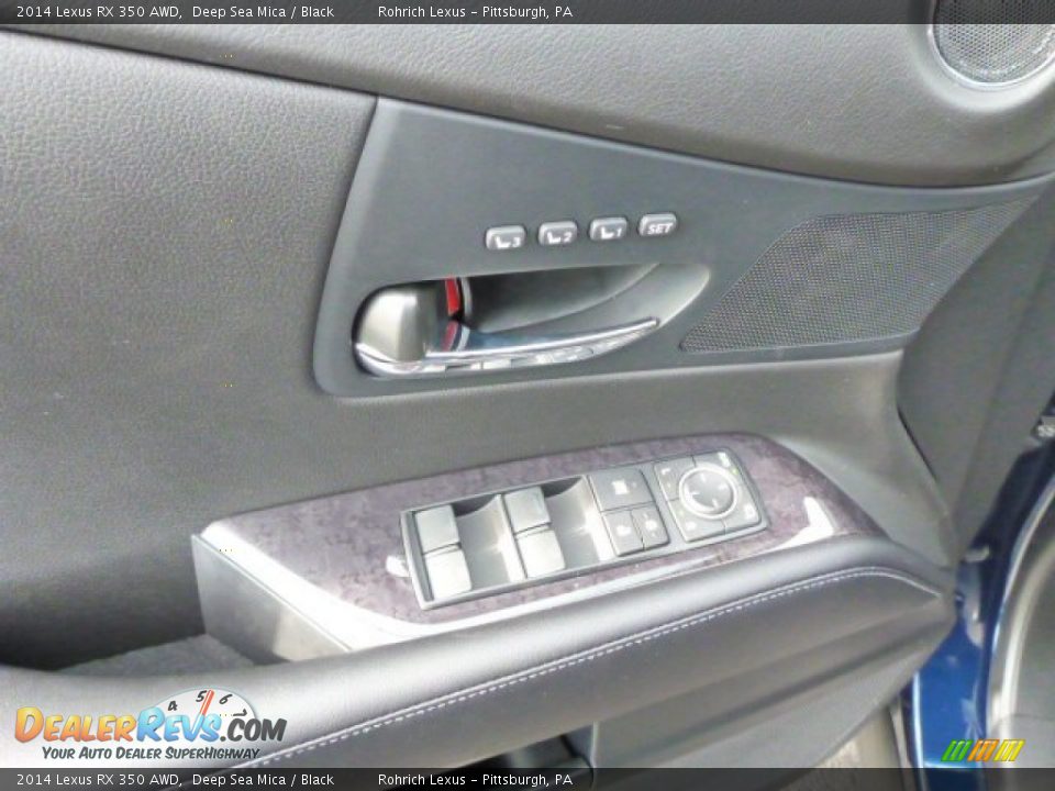 2014 Lexus RX 350 AWD Deep Sea Mica / Black Photo #12