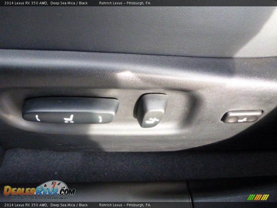 2014 Lexus RX 350 AWD Deep Sea Mica / Black Photo #13