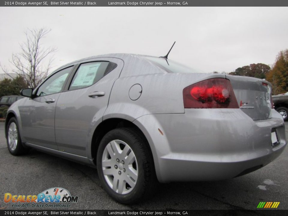 2014 Dodge Avenger SE Billet Silver Metallic / Black Photo #2