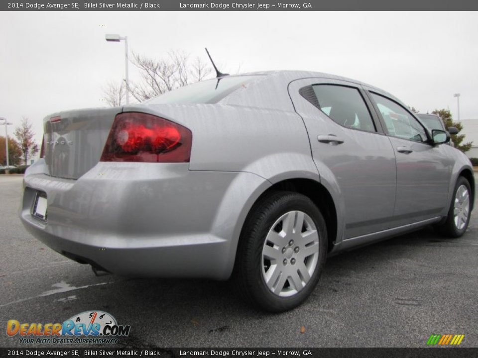 2014 Dodge Avenger SE Billet Silver Metallic / Black Photo #3