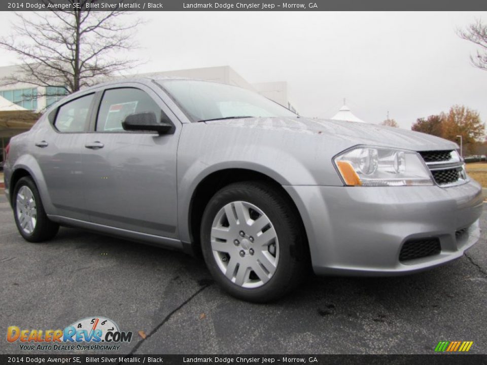 2014 Dodge Avenger SE Billet Silver Metallic / Black Photo #4