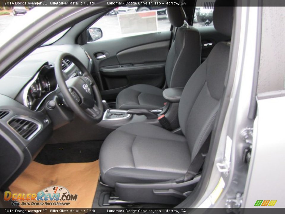 2014 Dodge Avenger SE Billet Silver Metallic / Black Photo #6
