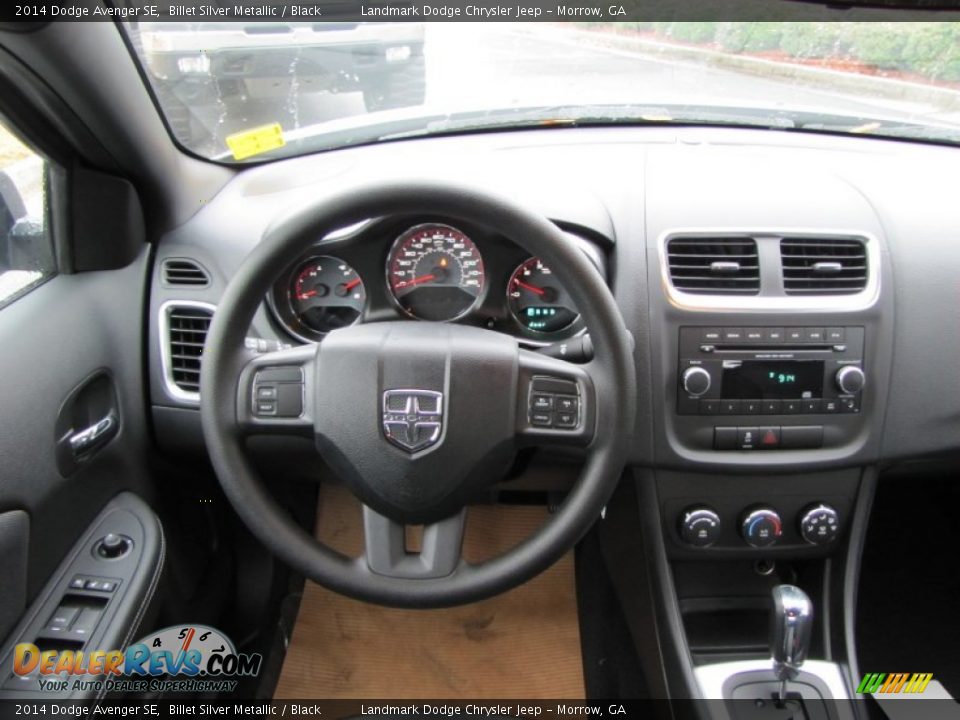 2014 Dodge Avenger SE Billet Silver Metallic / Black Photo #8