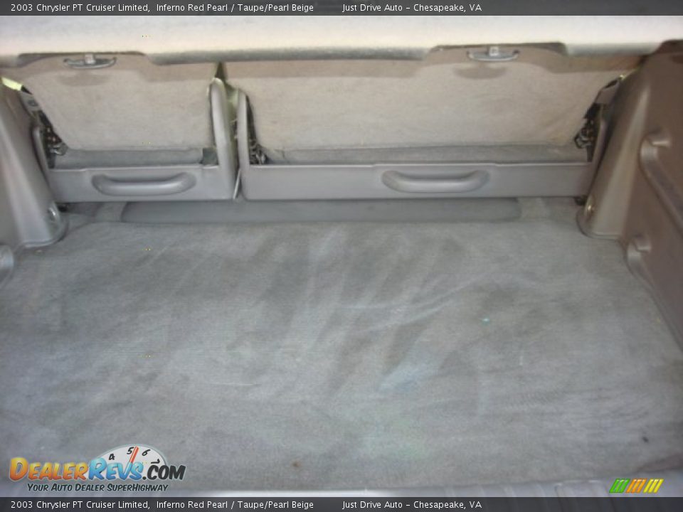 2003 Chrysler PT Cruiser Limited Inferno Red Pearl / Taupe/Pearl Beige Photo #11