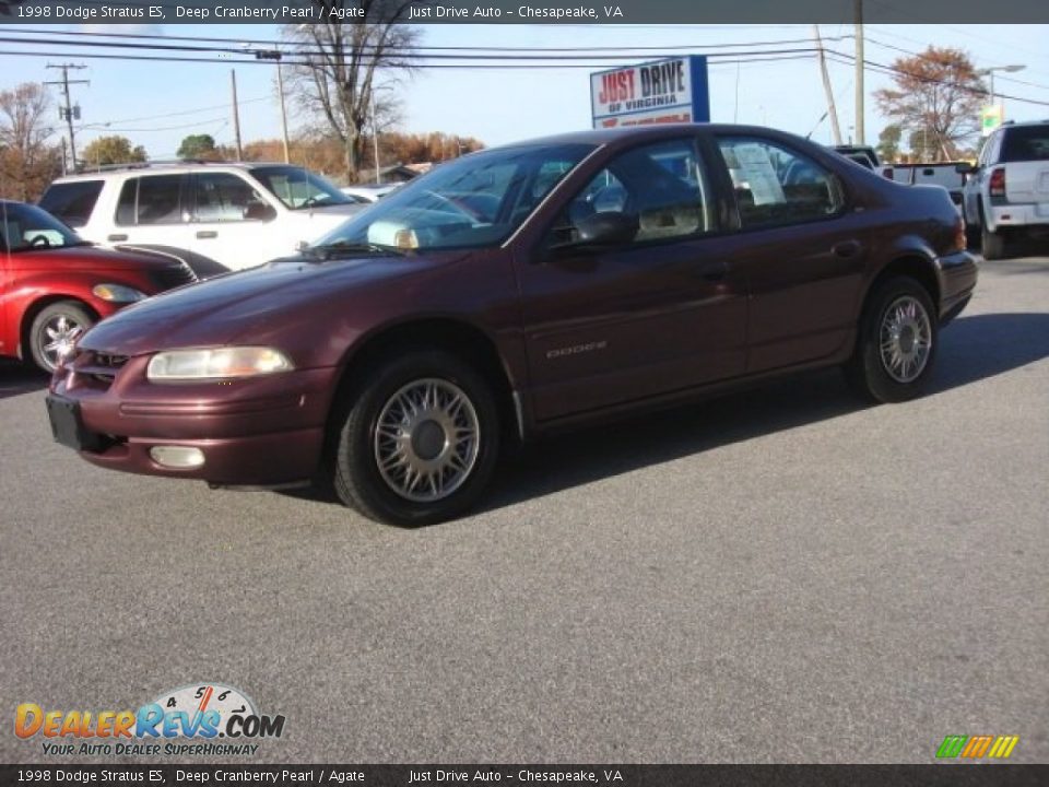 1998 Dodge Stratus ES Deep Cranberry Pearl / Agate Photo #2