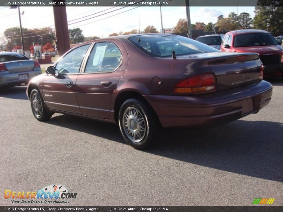 1998 Dodge Stratus ES Deep Cranberry Pearl / Agate Photo #4