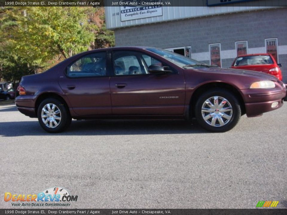 1998 Dodge Stratus ES Deep Cranberry Pearl / Agate Photo #6