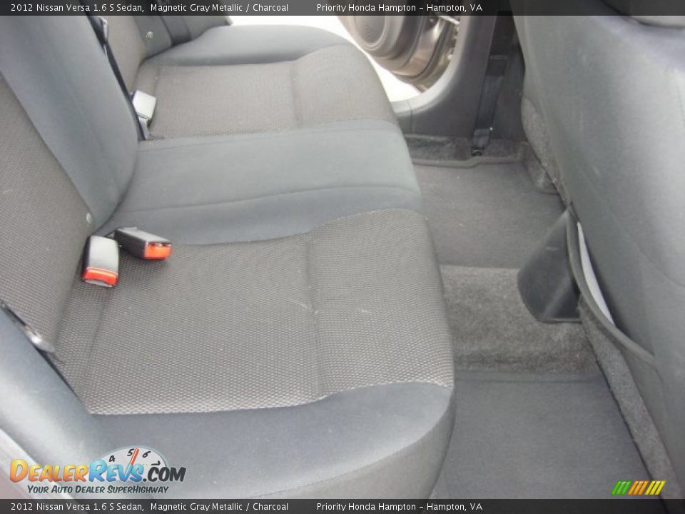 2012 Nissan Versa 1.6 S Sedan Magnetic Gray Metallic / Charcoal Photo #12