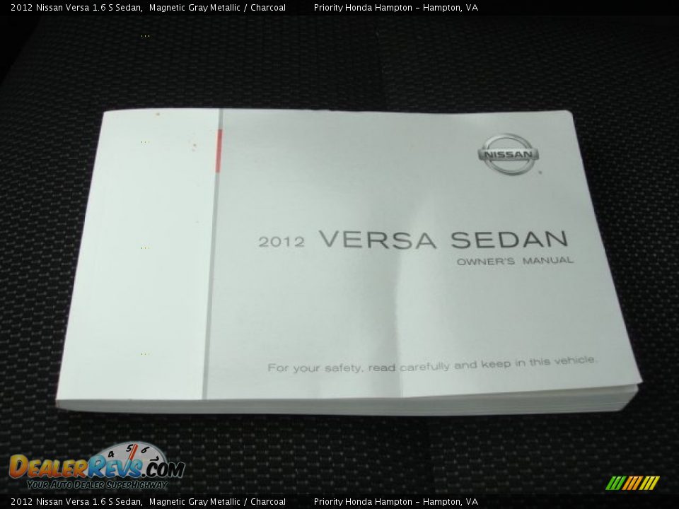2012 Nissan Versa 1.6 S Sedan Magnetic Gray Metallic / Charcoal Photo #22