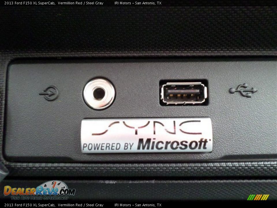 2013 Ford F150 XL SuperCab Vermillion Red / Steel Gray Photo #22