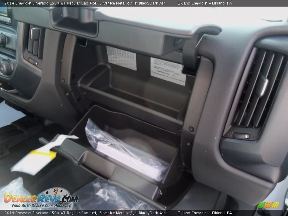 2014 Chevrolet Silverado 1500 WT Regular Cab 4x4 Silver Ice Metallic / Jet Black/Dark Ash Photo #20