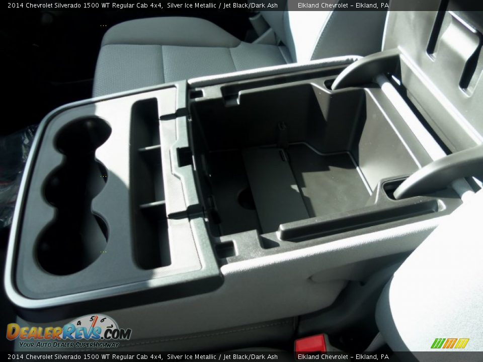2014 Chevrolet Silverado 1500 WT Regular Cab 4x4 Silver Ice Metallic / Jet Black/Dark Ash Photo #27
