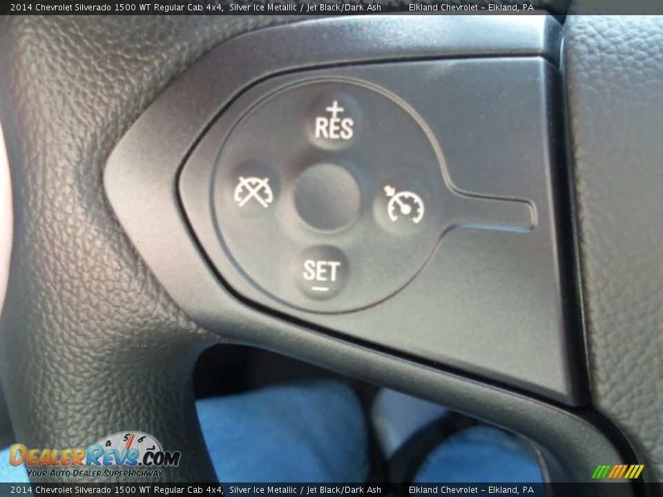 2014 Chevrolet Silverado 1500 WT Regular Cab 4x4 Silver Ice Metallic / Jet Black/Dark Ash Photo #30