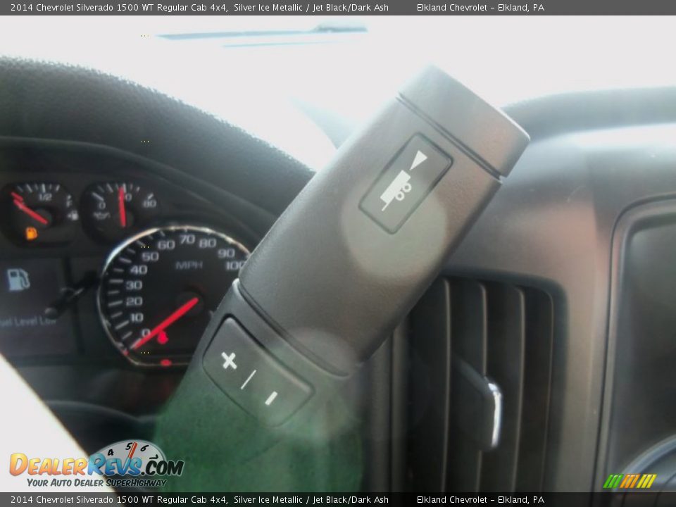 2014 Chevrolet Silverado 1500 WT Regular Cab 4x4 Silver Ice Metallic / Jet Black/Dark Ash Photo #31