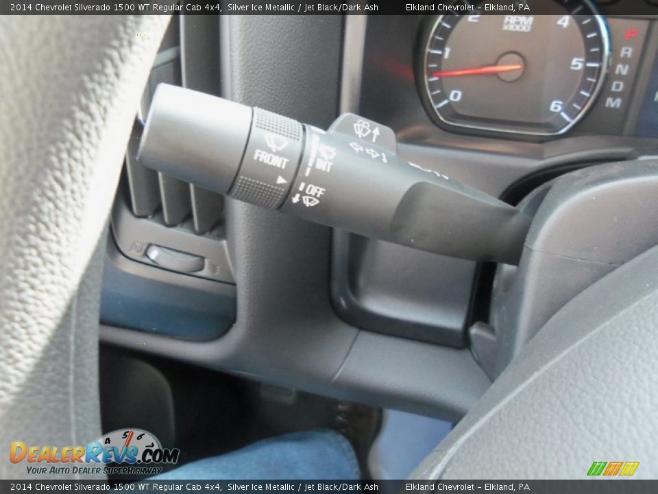 2014 Chevrolet Silverado 1500 WT Regular Cab 4x4 Silver Ice Metallic / Jet Black/Dark Ash Photo #32