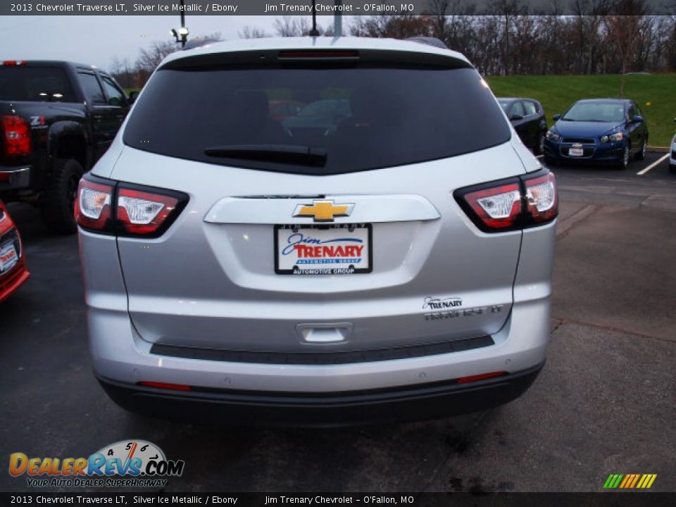 2013 Chevrolet Traverse LT Silver Ice Metallic / Ebony Photo #6