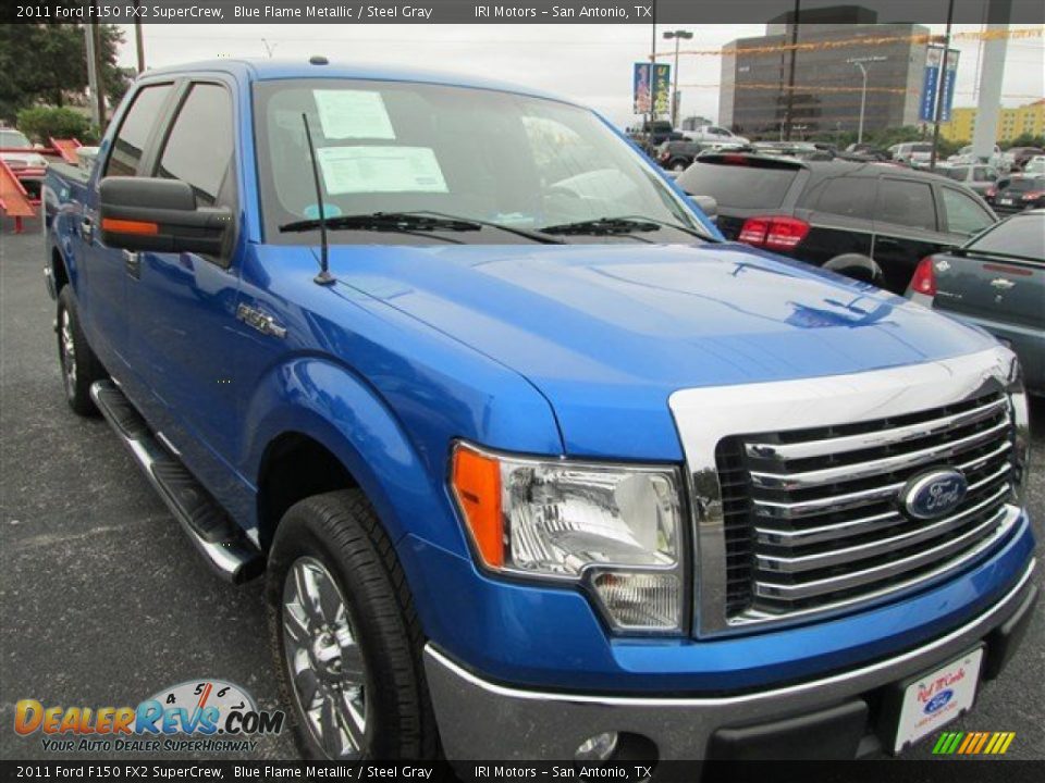 2011 Ford F150 FX2 SuperCrew Blue Flame Metallic / Steel Gray Photo #1