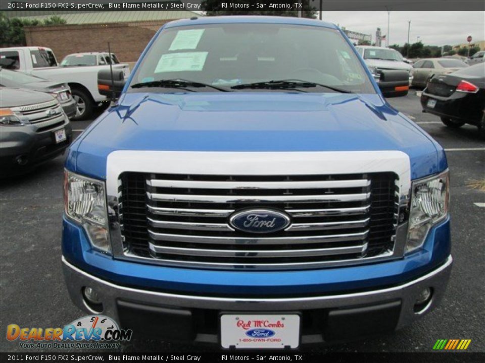 2011 Ford F150 FX2 SuperCrew Blue Flame Metallic / Steel Gray Photo #2