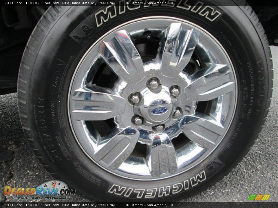 2011 Ford F150 FX2 SuperCrew Blue Flame Metallic / Steel Gray Photo #4