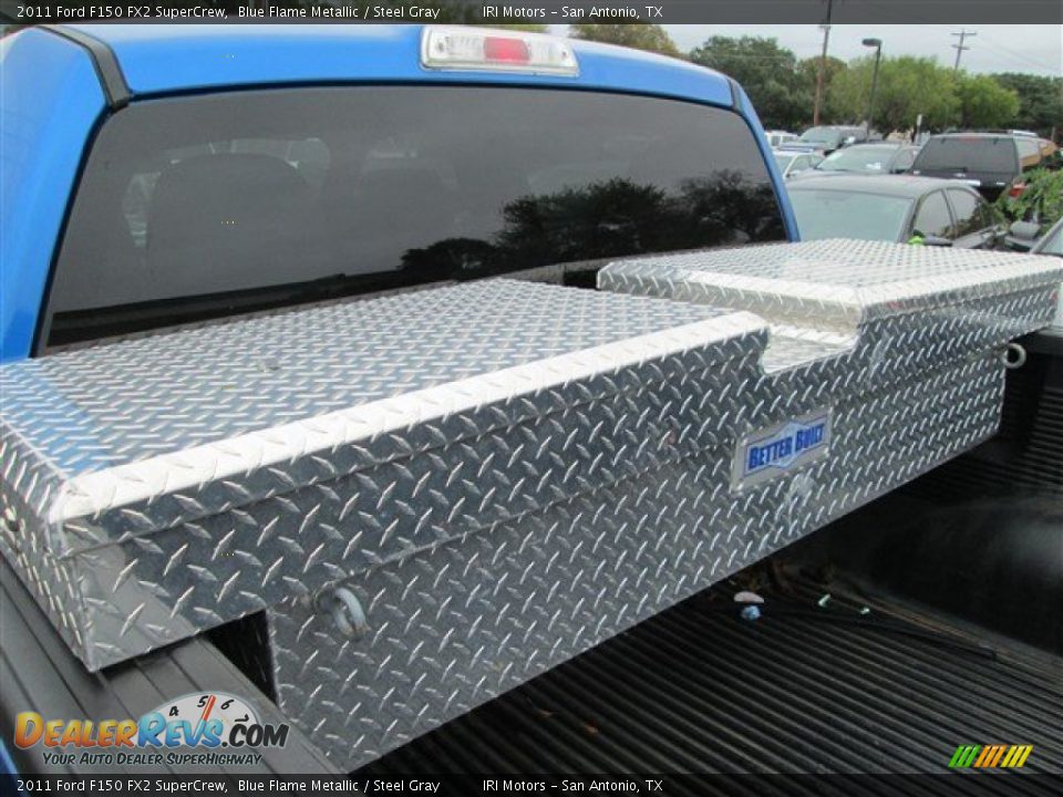 2011 Ford F150 FX2 SuperCrew Blue Flame Metallic / Steel Gray Photo #8