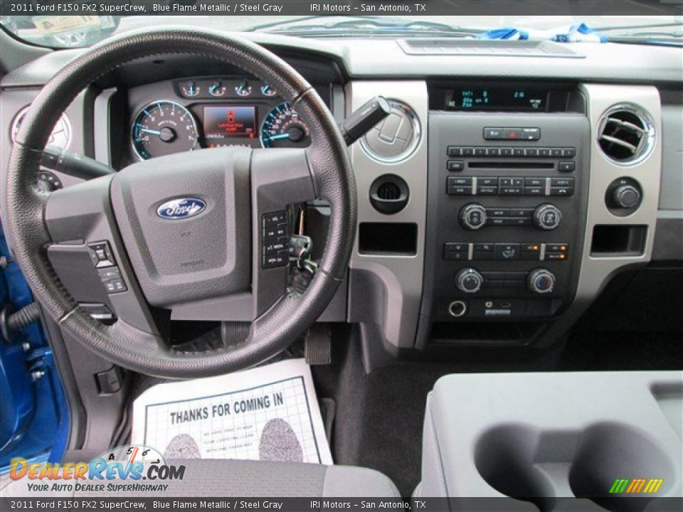 2011 Ford F150 FX2 SuperCrew Blue Flame Metallic / Steel Gray Photo #12