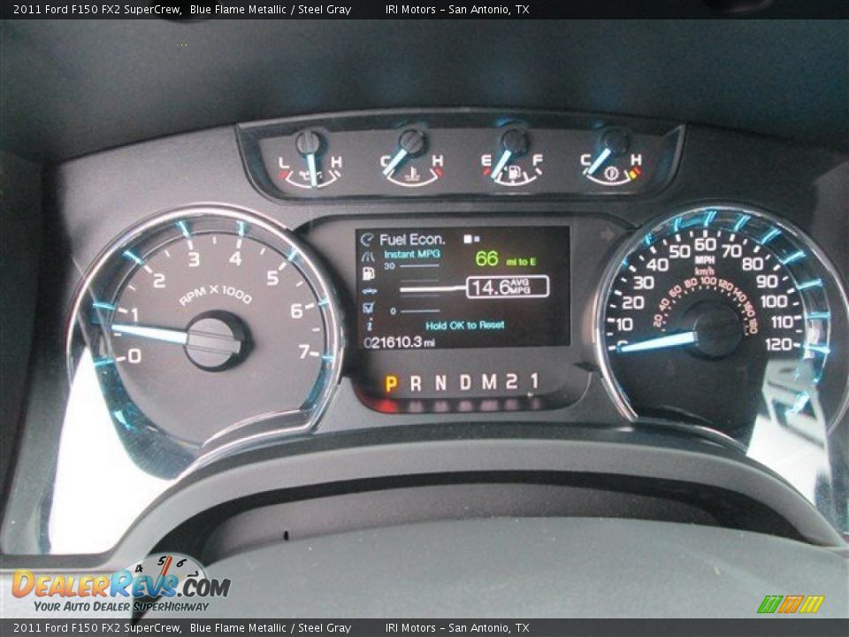 2011 Ford F150 FX2 SuperCrew Blue Flame Metallic / Steel Gray Photo #18