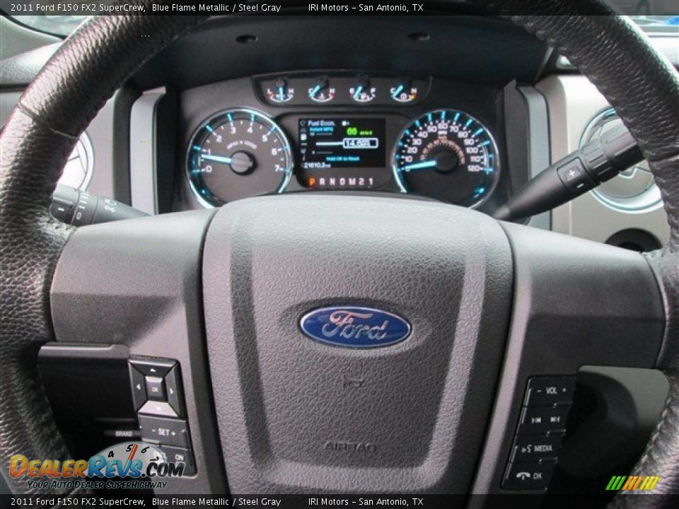 2011 Ford F150 FX2 SuperCrew Blue Flame Metallic / Steel Gray Photo #19