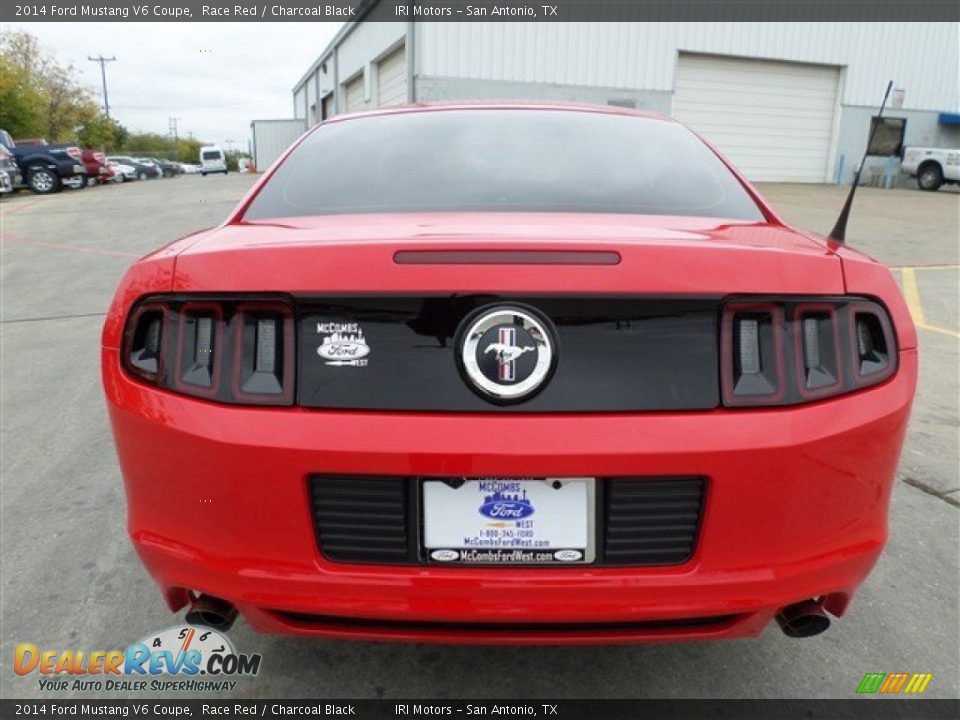 2014 Ford Mustang V6 Coupe Race Red / Charcoal Black Photo #4