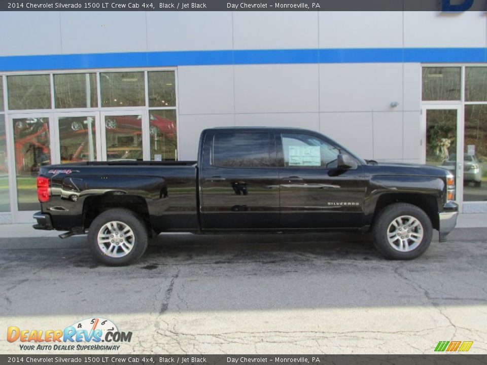 2014 Chevrolet Silverado 1500 LT Crew Cab 4x4 Black / Jet Black Photo #2