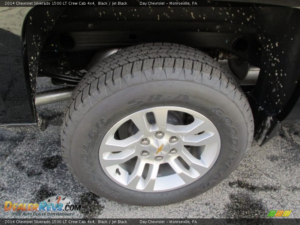 2014 Chevrolet Silverado 1500 LT Crew Cab 4x4 Black / Jet Black Photo #3