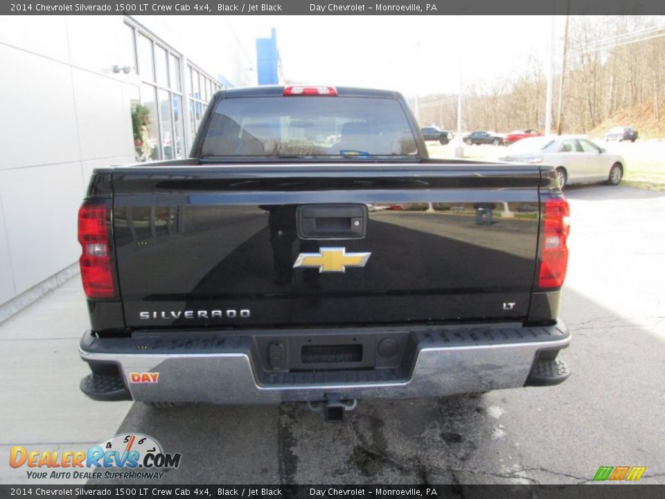 2014 Chevrolet Silverado 1500 LT Crew Cab 4x4 Black / Jet Black Photo #5