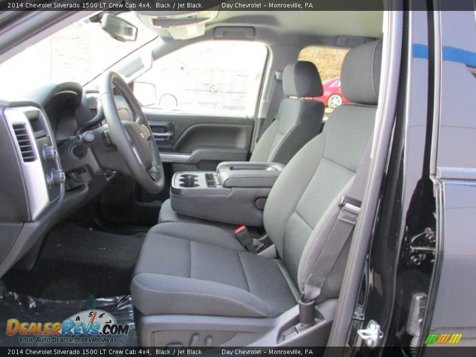 2014 Chevrolet Silverado 1500 LT Crew Cab 4x4 Black / Jet Black Photo #12