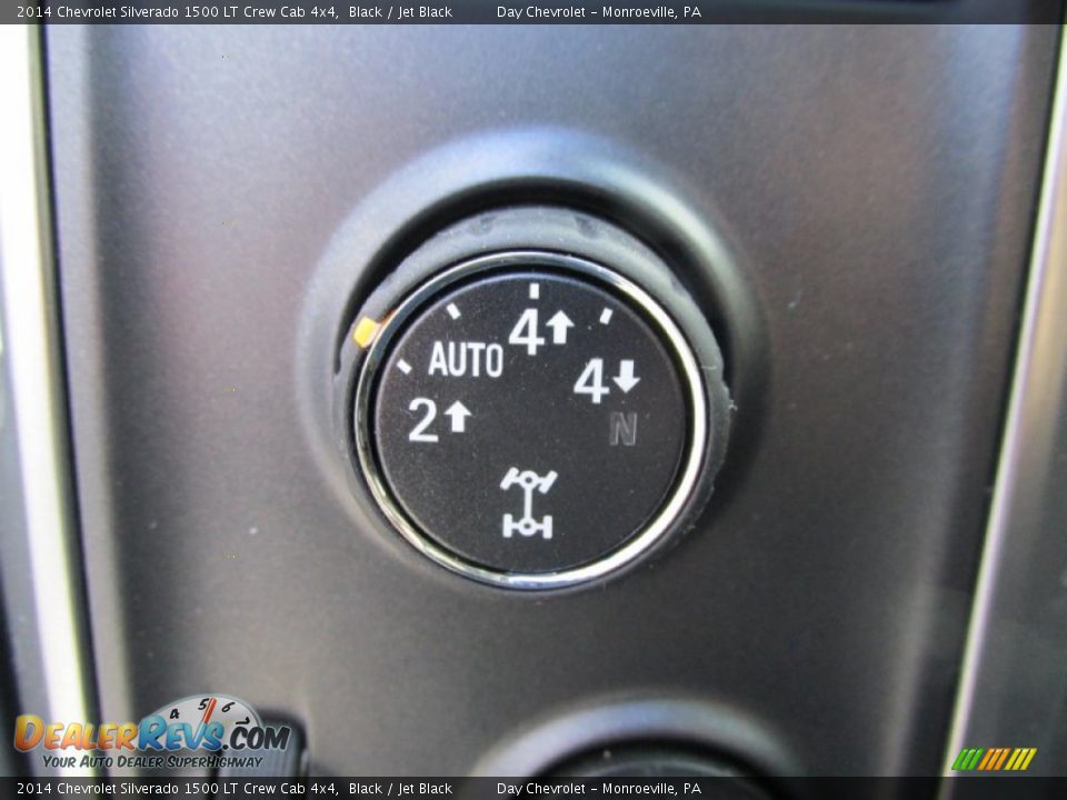2014 Chevrolet Silverado 1500 LT Crew Cab 4x4 Black / Jet Black Photo #17