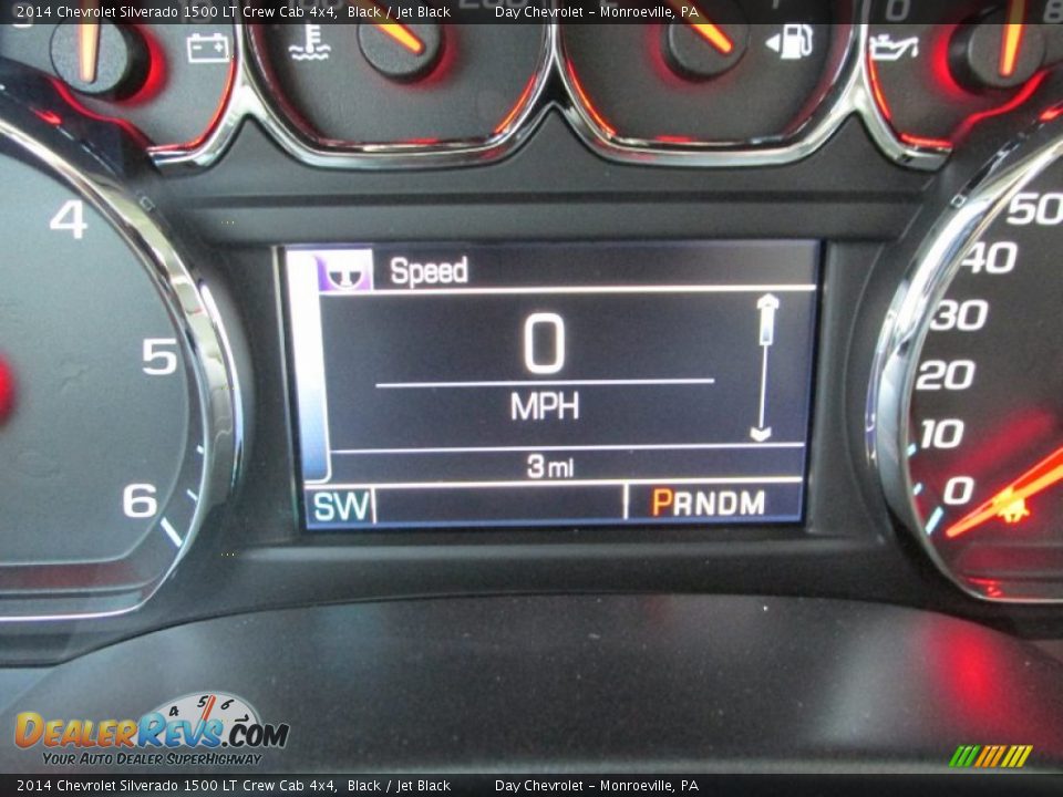 2014 Chevrolet Silverado 1500 LT Crew Cab 4x4 Black / Jet Black Photo #20