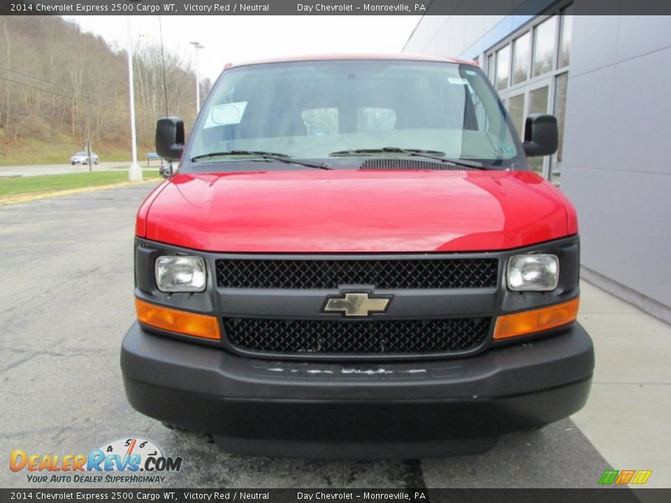 2014 Chevrolet Express 2500 Cargo WT Victory Red / Neutral Photo #8