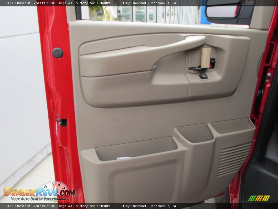 2014 Chevrolet Express 2500 Cargo WT Victory Red / Neutral Photo #10