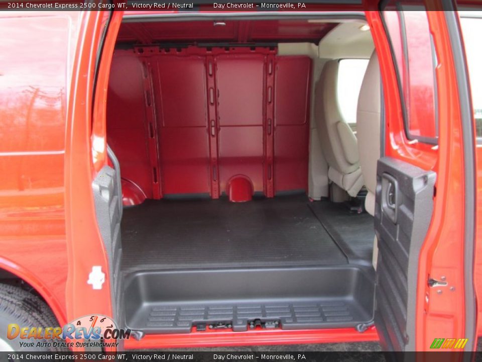 2014 Chevrolet Express 2500 Cargo WT Victory Red / Neutral Photo #17