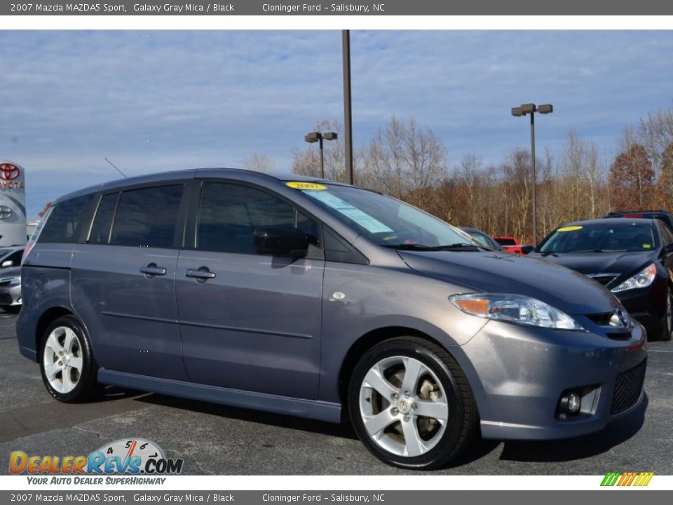 2007 Mazda MAZDA5 Sport Galaxy Gray Mica / Black Photo #1
