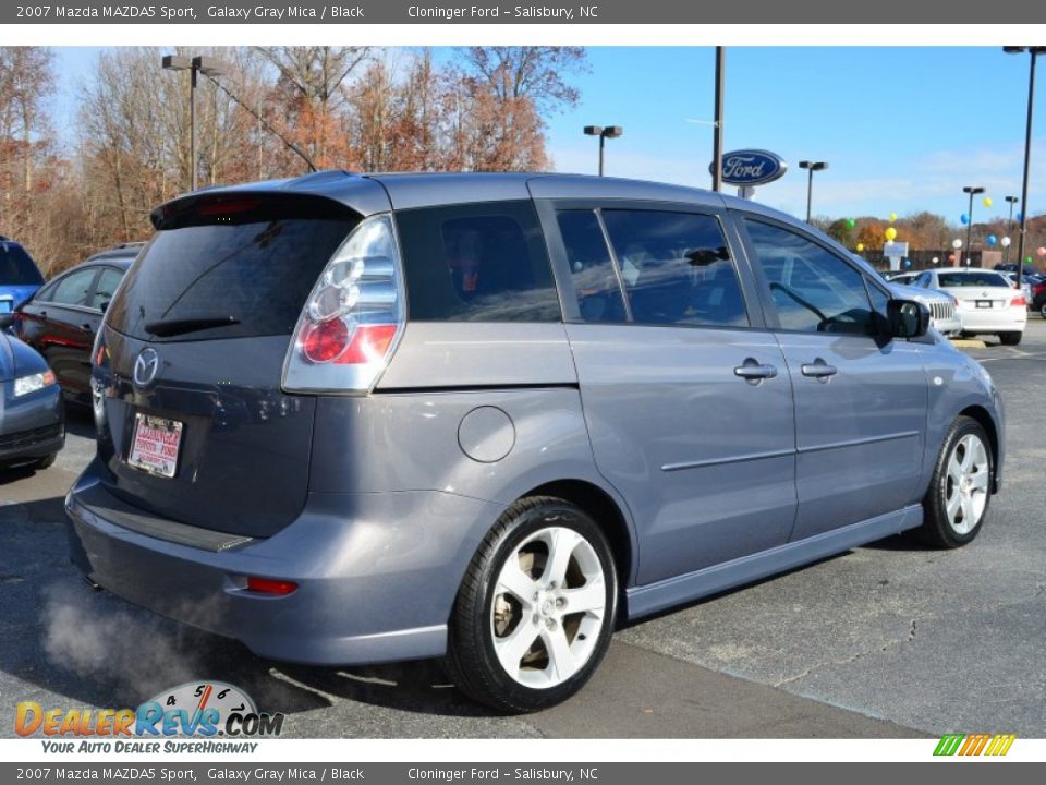 2007 Mazda MAZDA5 Sport Galaxy Gray Mica / Black Photo #3