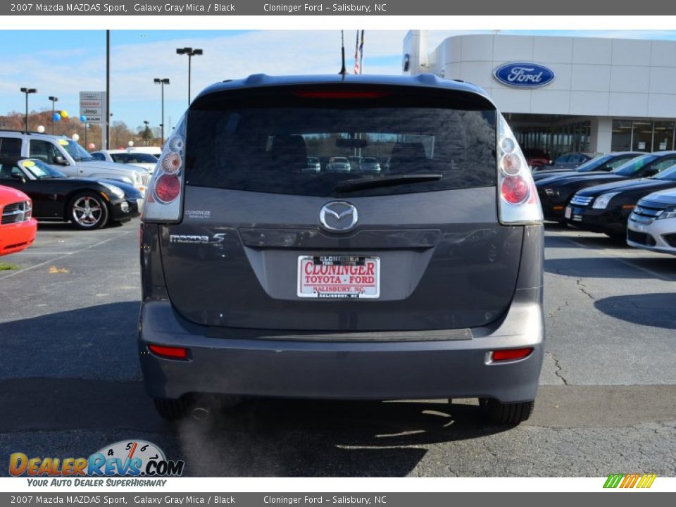 2007 Mazda MAZDA5 Sport Galaxy Gray Mica / Black Photo #4